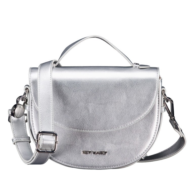 Umhängetasche / Gürteltasche Soul Sister Silver, Farbe: metallic, Marke: Hey Marly, EAN: 4262484652113, Abmessungen in cm: 22x14.5x7, Bild 1 von 7