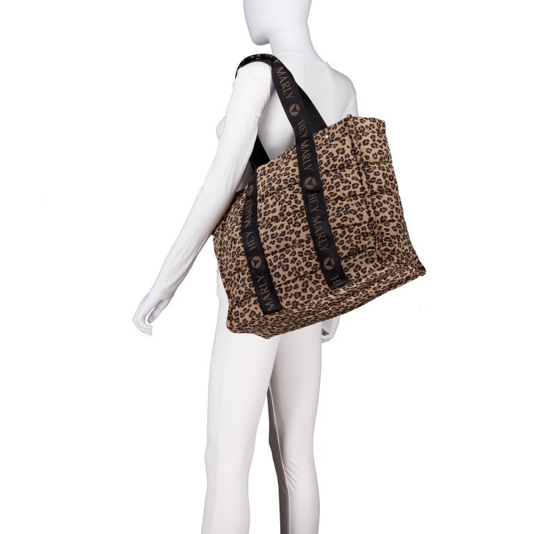 Shopper Best Buddy Leo, Farbe: braun, Marke: Hey Marly, EAN: 4262484652175, Abmessungen in cm: 39x36x17, Bild 4 von 5