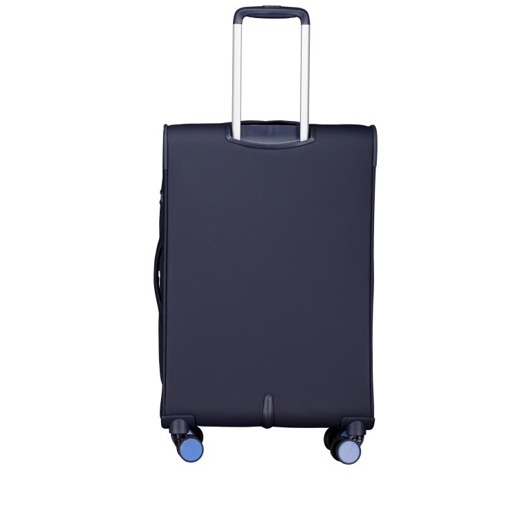 Koffer T25 erweiterbar Größe M Dunkelblau, Farbe: blau/petrol, Marke: Franky, EAN: 4251885955046, Abmessungen in cm: 43x68x27.5, Bild 4 von 7