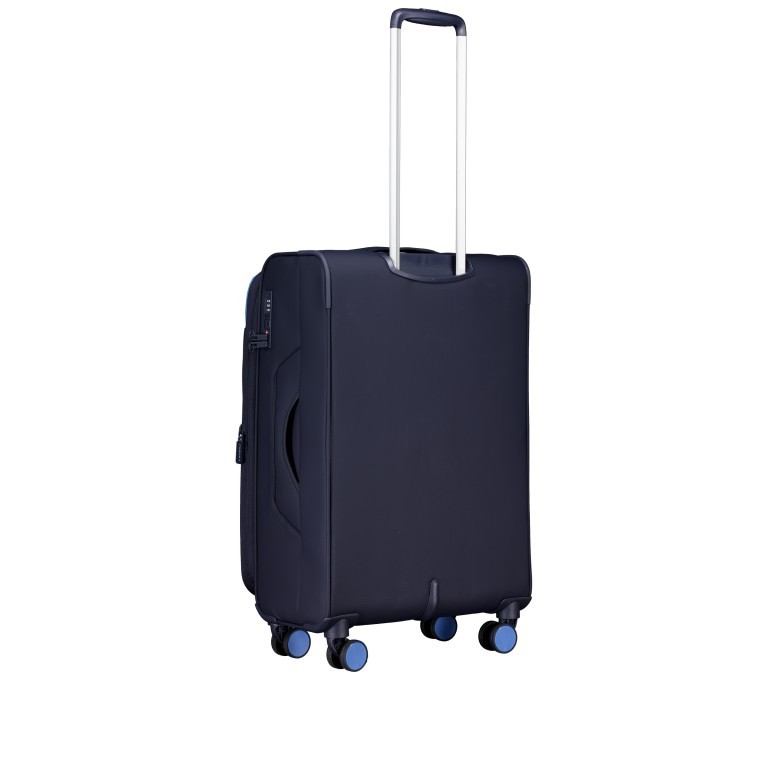Koffer T25 erweiterbar Größe M Dunkelblau, Farbe: blau/petrol, Marke: Franky, EAN: 4251885955046, Abmessungen in cm: 43x68x27.5, Bild 5 von 7