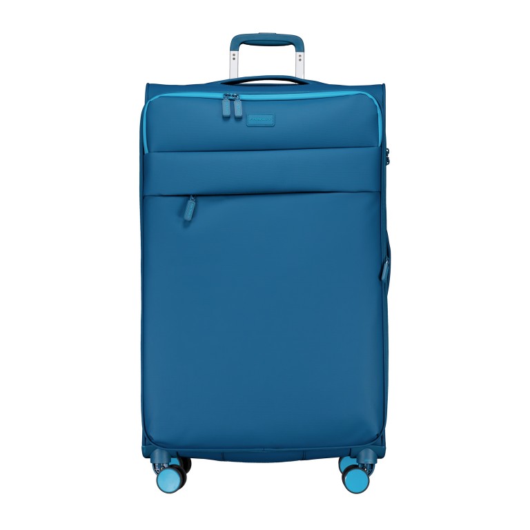 Koffer T25 erweiterbar Größe L Petrol, Farbe: blau/petrol, Marke: Franky, EAN: 4251885955084, Abmessungen in cm: 47x80x31, Bild 1 von 7