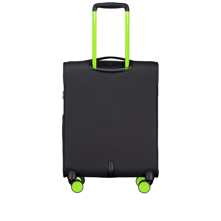 Koffer T26 Größe S Black Neongreen, Farbe: schwarz, Marke: Franky, EAN: 4251885984602, Abmessungen in cm: 39x53x23, Bild 4 von 8