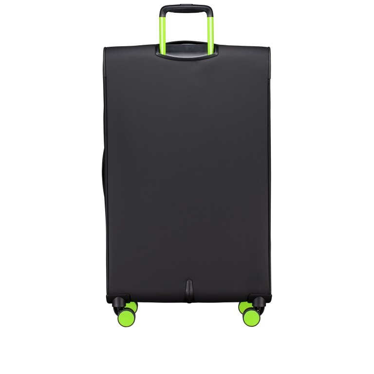 Trolley T26 erweiterbar Größe L Black Neongreen, Farbe: schwarz, Marke: Franky, EAN: 4251885984626, Abmessungen in cm: 46x80x25, Bild 4 von 7