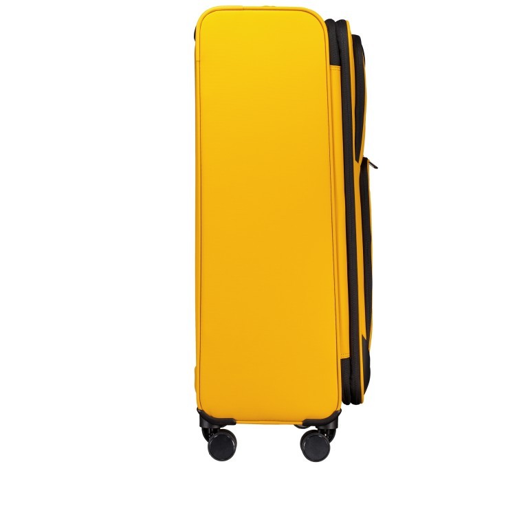 Trolley T26 erweiterbar Größe L Yellow Black, Farbe: gelb, Marke: Franky, EAN: 4251885984664, Abmessungen in cm: 46x80x25, Bild 2 von 7