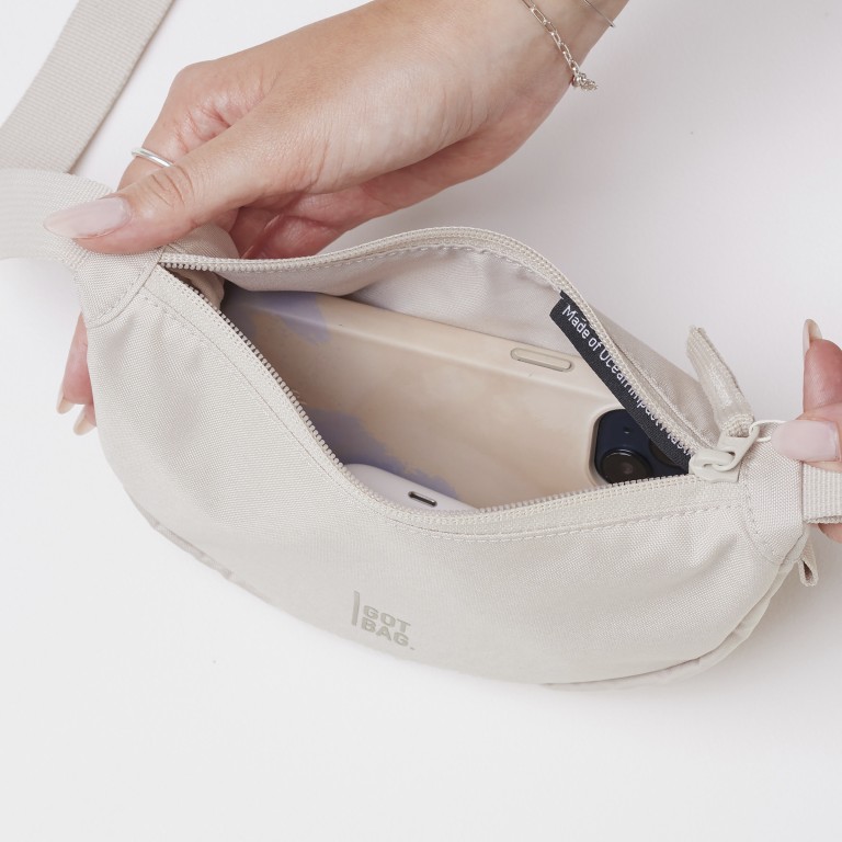 Umhängetasche Moon Bag Mini Soft Shell, Farbe: beige, Marke: Got Bag, EAN: 4262457052001, Abmessungen in cm: 21x13x5.5, Bild 7 von 7