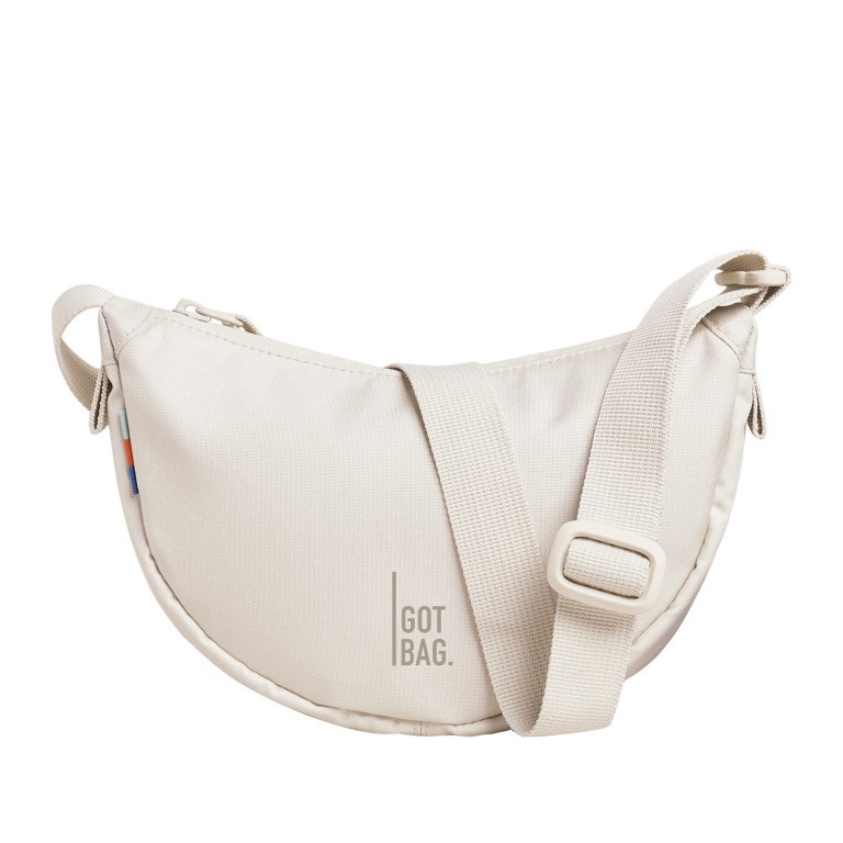 Umhängetasche Moon Bag Mini Soft Shell, Farbe: beige, Marke: Got Bag, EAN: 4262457052001, Abmessungen in cm: 21x13x5.5, Bild 1 von 7