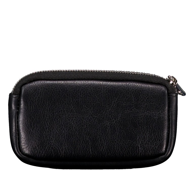 Schlüsseletui Nappa Black, Farbe: schwarz, Marke: Hausfelder Manufaktur, EAN: 4065646024137, Abmessungen in cm: 13x7.5x1.5, Bild 3 von 4