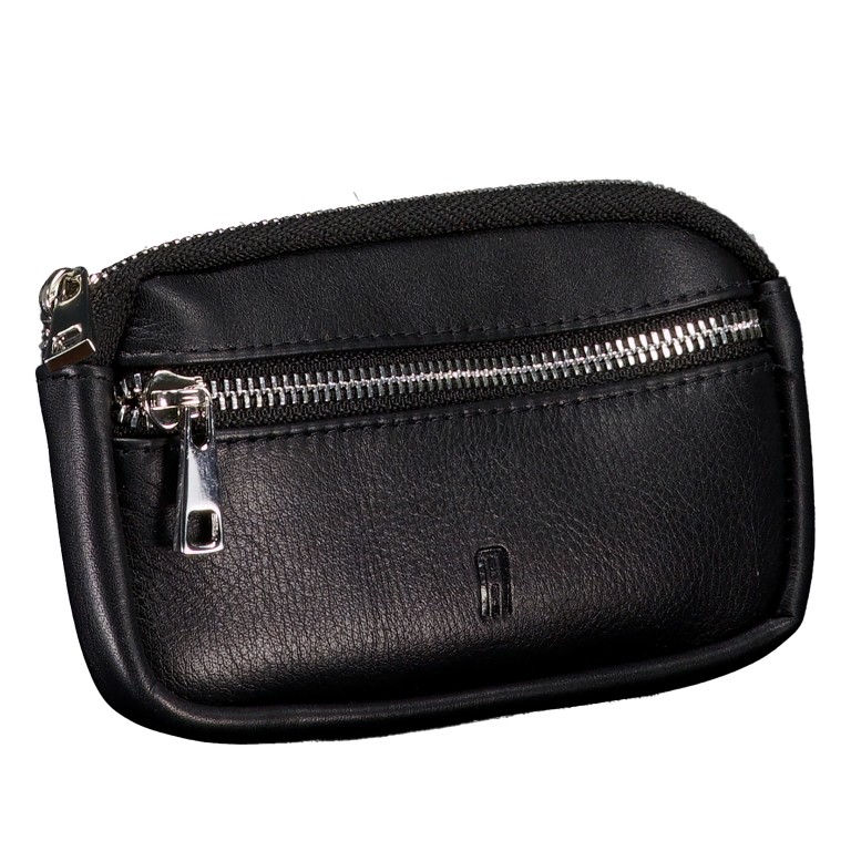 Schlüsseletui Nappa Black, Farbe: schwarz, Marke: Hausfelder Manufaktur, EAN: 4065646024137, Abmessungen in cm: 13x7.5x1.5, Bild 2 von 4