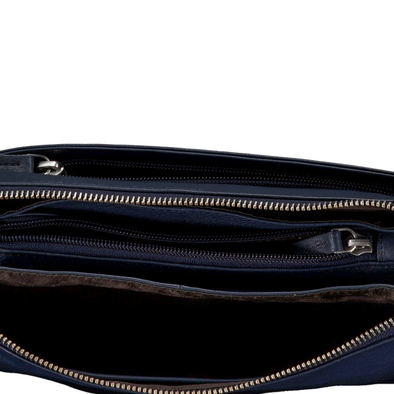 Umhängetasche Dark Blue, Farbe: blau/petrol, Marke: Hausfelder Manufaktur, EAN: 4065646023536, Abmessungen in cm: 24x15x7, Bild 6 von 6