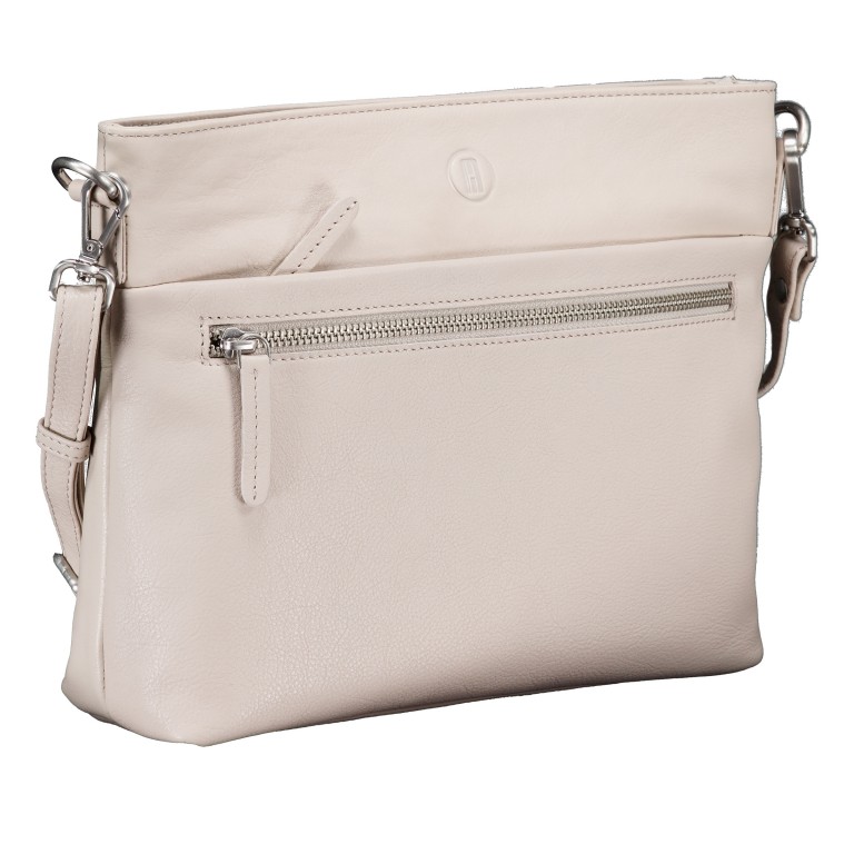 Umhängetasche Beige, Farbe: beige, Marke: Hausfelder Manufaktur, EAN: 4065646023697, Abmessungen in cm: 26x22.5x8, Bild 2 von 6