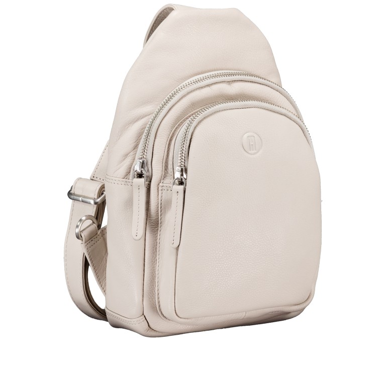 Umhängetasche Nappa Beige, Farbe: beige, Marke: Hausfelder Manufaktur, EAN: 4065646023734, Abmessungen in cm: 18.5x28.5x8, Bild 2 von 5