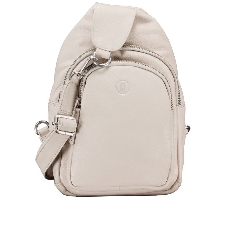 Umhängetasche Nappa Beige, Farbe: beige, Marke: Hausfelder Manufaktur, EAN: 4065646023734, Abmessungen in cm: 18.5x28.5x8, Bild 1 von 5