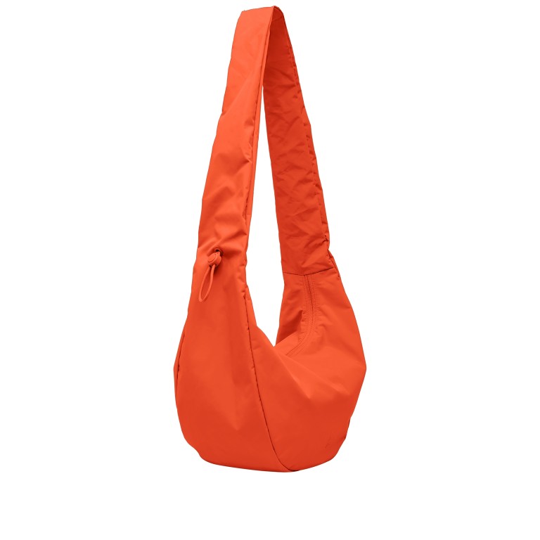 Beuteltasche Moon Bag Ruffle Monochrome Hot Coral, Farbe: orange, Marke: Got Bag, EAN: 4262457051929, Abmessungen in cm: 40x22x15.5, Bild 3 von 10