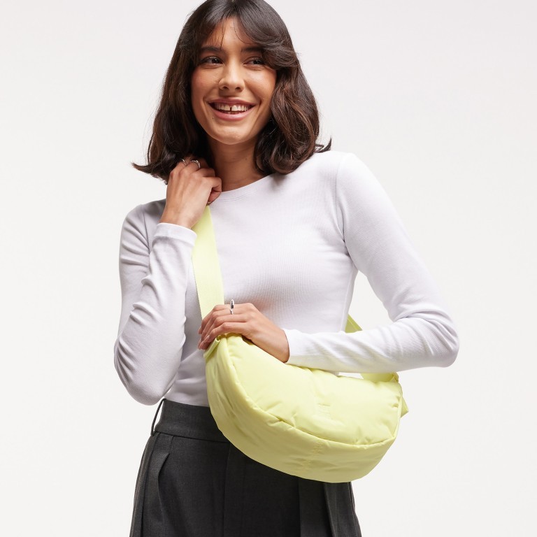 Beuteltasche Cloud Moon Bag Small Monochrome Sea Lemon, Farbe: gelb, Marke: Got Bag, EAN: 4262457051868, Abmessungen in cm: 32x18x11, Bild 5 von 9
