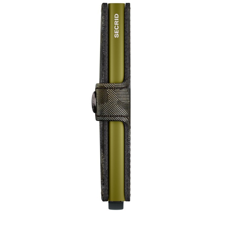 Geldbörse Miniwallet Jungle mit RFID-Schutz Moss, Farbe: grün/oliv, Marke: Secrid, EAN: 8721077500607, Abmessungen in cm: 6.8x10.2x2.1, Bild 2 von 5