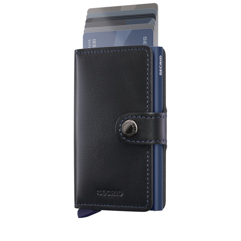 Geldbörse Miniwallet Original mit RFID-Schutz Black Navy, Farbe: blau/petrol, Marke: Secrid, EAN: 8721077500423, Abmessungen in cm: 6.8x10.2x2.1, Bild 5 von 5