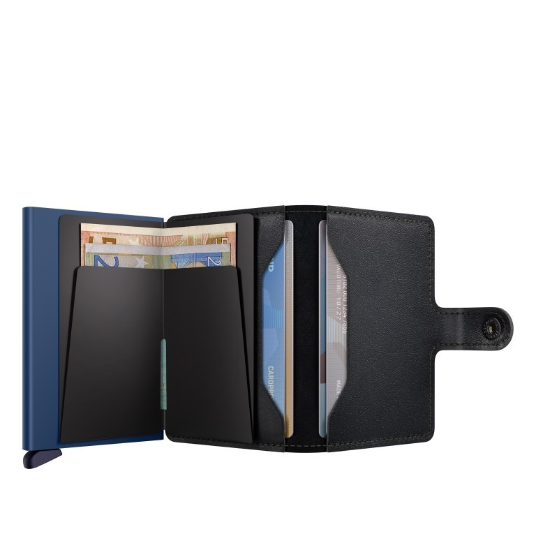 Geldbörse Miniwallet Original mit RFID-Schutz Black Navy, Farbe: blau/petrol, Marke: Secrid, EAN: 8721077500423, Abmessungen in cm: 6.8x10.2x2.1, Bild 3 von 5