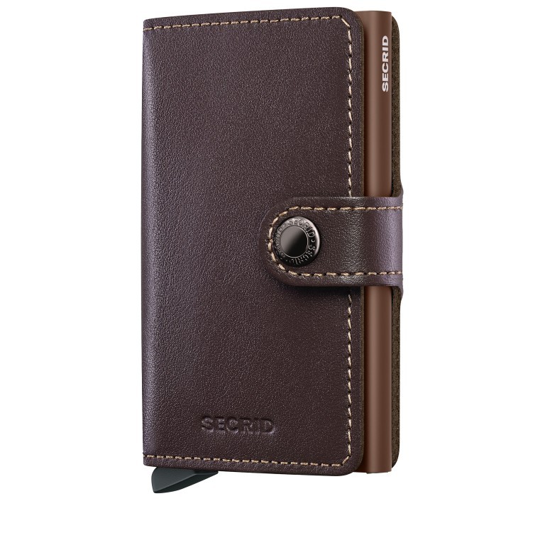 Geldbörse Miniwallet Original mit RFID-Schutz Chocolate, Farbe: braun, Marke: Secrid, EAN: 8721077500393, Abmessungen in cm: 6.8x10.2x2.1, Bild 1 von 5