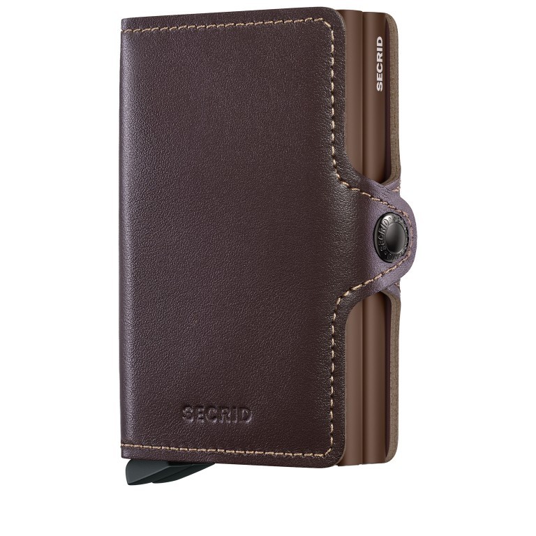Geldbörse Twinwallet Original Chocolate, Farbe: braun, Marke: Secrid, EAN: 8721077500416, Abmessungen in cm: 7x10.2x2.5, Bild 1 von 4