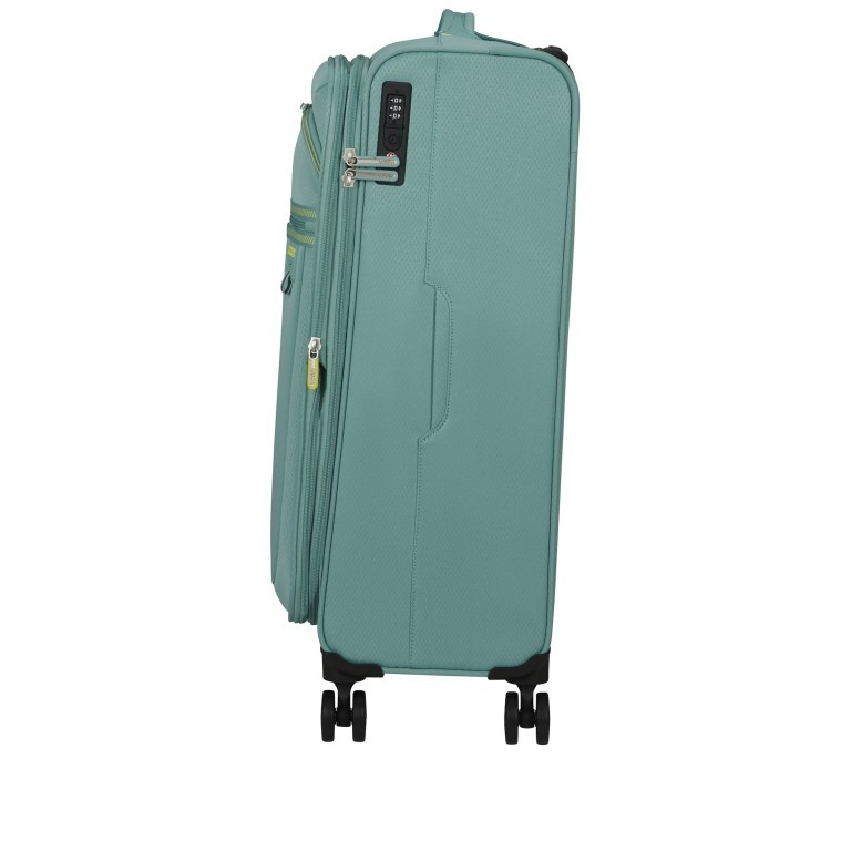 Koffer Aerospin Spinner 69 Expandable Dusty Turquoise, Farbe: grün/oliv, Marke: American Tourister, EAN: 5400520331236, Abmessungen in cm: 43.5x69x27, Bild 3 von 15