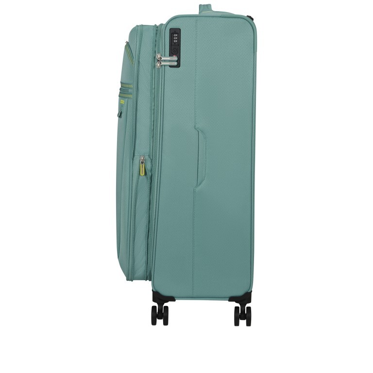 Koffer Aerospin Spinner 80 Expandable Dusty Turquoise, Farbe: grün/oliv, Marke: American Tourister, EAN: 5400520331243, Abmessungen in cm: 46x80x27, Bild 4 von 15