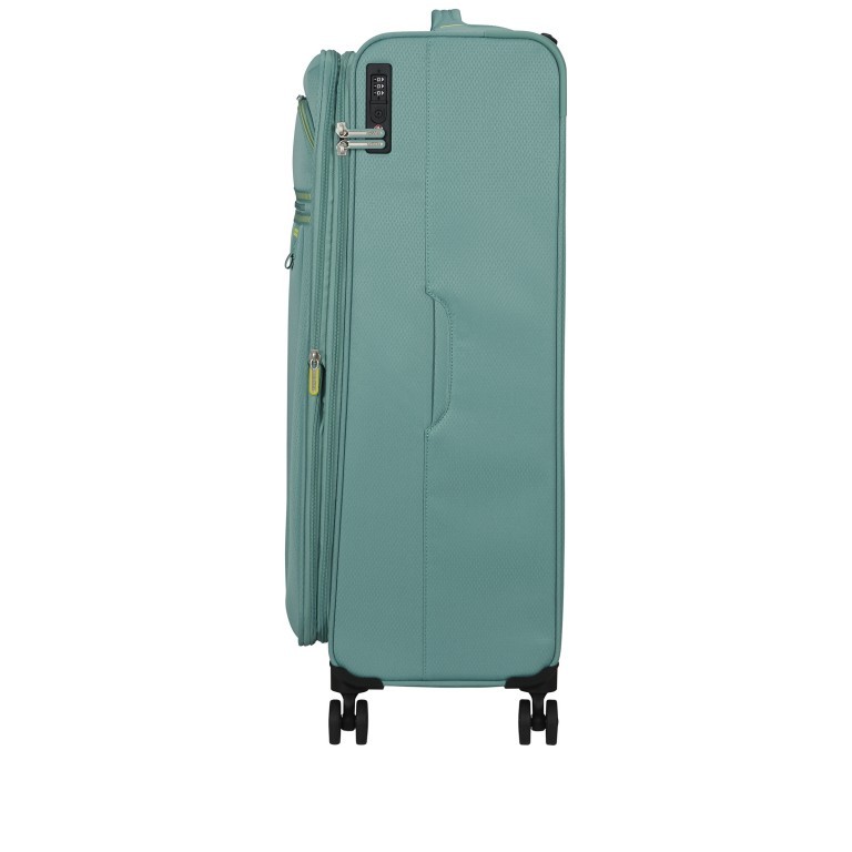 Koffer Aerospin Spinner 80 Expandable Dusty Turquoise, Farbe: grün/oliv, Marke: American Tourister, EAN: 5400520331243, Abmessungen in cm: 46x80x27, Bild 3 von 15