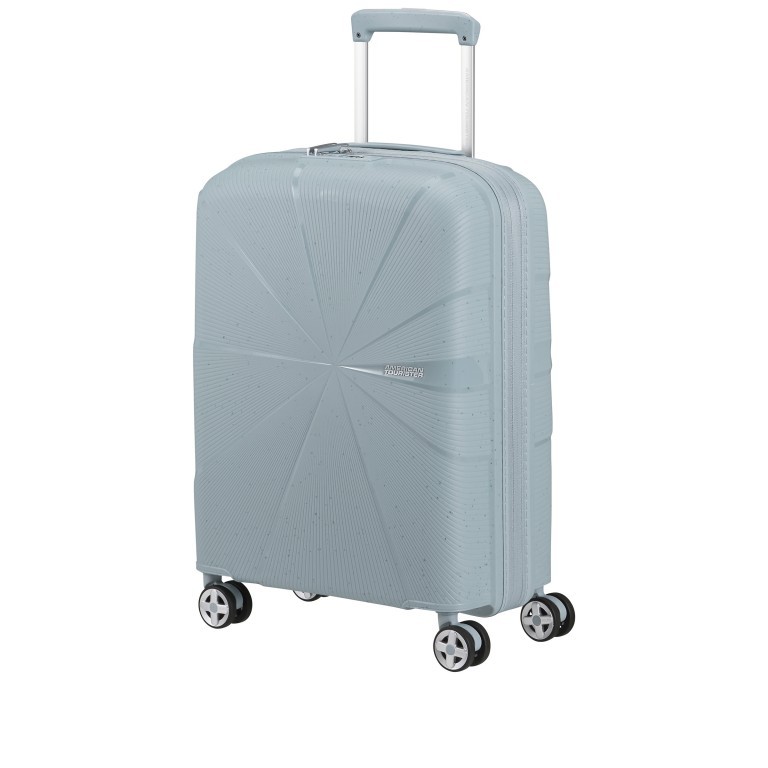 Handgepäck-Trolley Starvibe Ltd Spinner 55 erweiterbar Azzurro Speckles, Farbe: grün/oliv, Marke: American Tourister, EAN: 5400520340214, Abmessungen in cm: 40x55x20, Bild 2 von 9