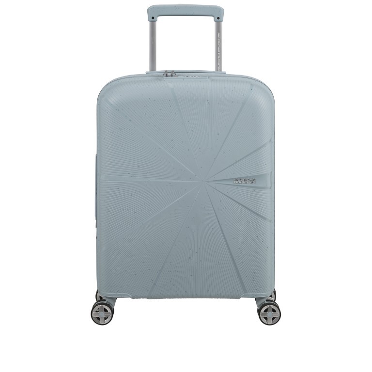 Handgepäck-Trolley Starvibe Ltd Spinner 55 erweiterbar Azzurro Speckles, Farbe: grün/oliv, Marke: American Tourister, EAN: 5400520340214, Abmessungen in cm: 40x55x20, Bild 9 von 9