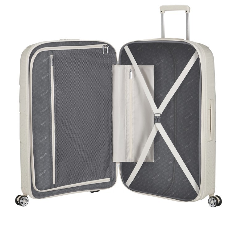 Koffer Starvibe Ltd Spinner 77 Cream Speckles, Farbe: beige, Marke: American Tourister, EAN: 5400520340849, Abmessungen in cm: 51x77x30, Bild 8 von 8
