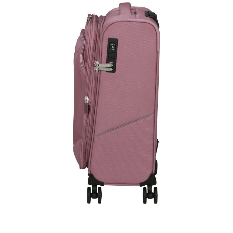Koffer Summerride Spinner 55 Expandable Lilas Pink, Farbe: rosa/pink, Marke: American Tourister, EAN: 5400520334435, Abmessungen in cm: 40x55x20, Bild 3 von 14