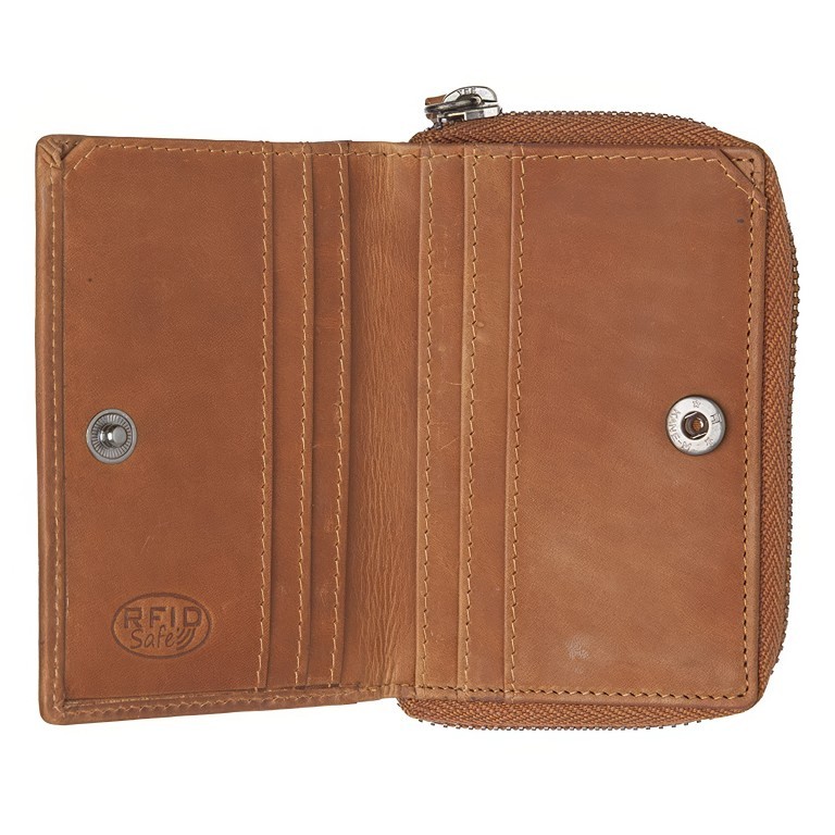 Geldbörse Osum mit RFID-Schutz Cognac, Farbe: cognac, Marke: The Chesterfield Brand, EAN: 8719241115757, Abmessungen in cm: 7.5x11x2.5, Bild 4 von 6