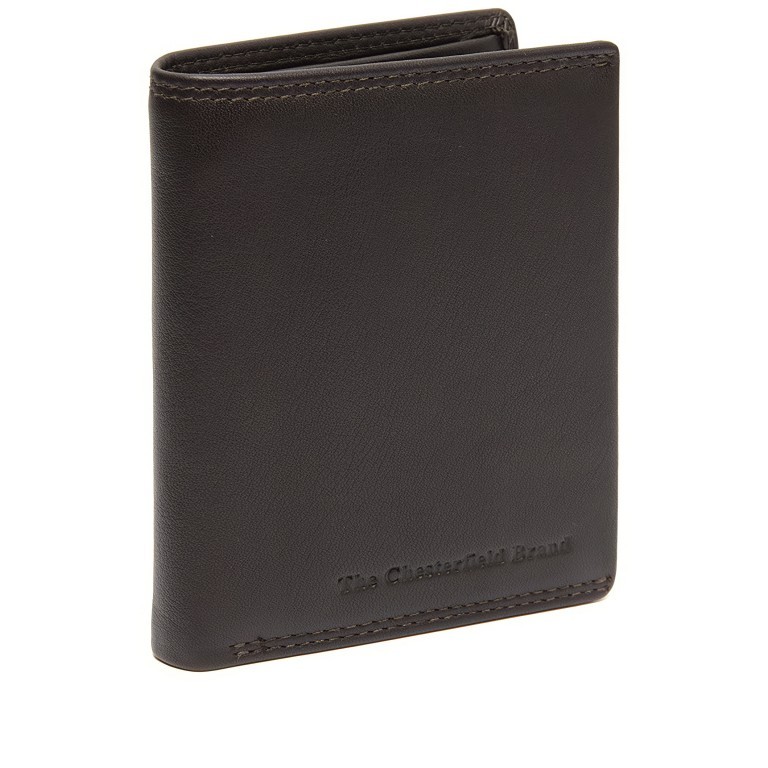 Geldbörse Soft Nappa Series Vincent mit RFID-Schutz Brown, Farbe: braun, Marke: The Chesterfield Brand, EAN: 8719241118260, Abmessungen in cm: 8.5x10.5x2, Bild 1 von 6