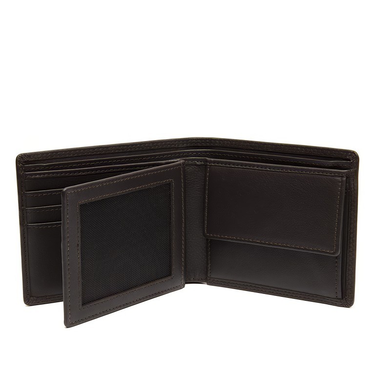 Geldbörse Soft Nappa Series mit RFID-Schutz Brown, Farbe: braun, Marke: The Chesterfield Brand, EAN: 8719241118321, Abmessungen in cm: 11x9.5x2, Bild 4 von 6