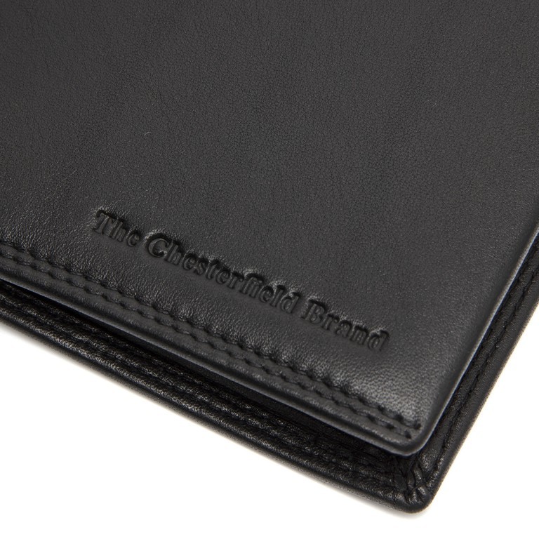 Geldbörse Soft Nappa Series Hanson mit RFID-Schutz Black, Farbe: schwarz, Marke: The Chesterfield Brand, EAN: 8719241118413, Abmessungen in cm: 9.5x13x2, Bild 6 von 6