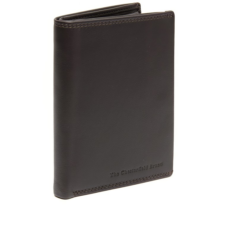 Geldbörse Soft Nappa Series Hanson mit RFID-Schutz Brown, Farbe: braun, Marke: The Chesterfield Brand, EAN: 8719241118444, Abmessungen in cm: 9.5x13x2, Bild 1 von 6