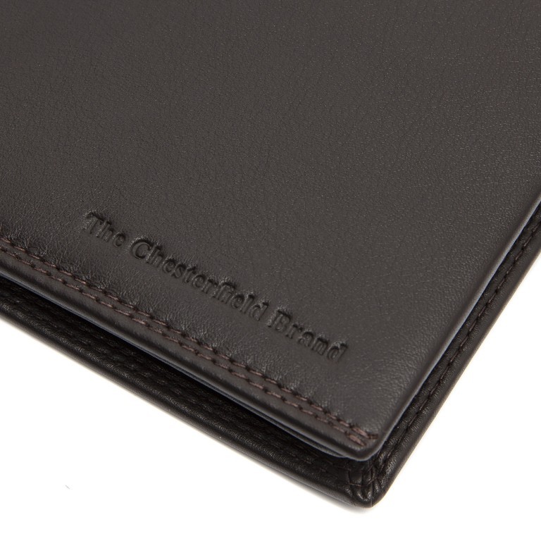 Geldbörse Soft Nappa Series Hanson mit RFID-Schutz Brown, Farbe: braun, Marke: The Chesterfield Brand, EAN: 8719241118444, Abmessungen in cm: 9.5x13x2, Bild 6 von 6