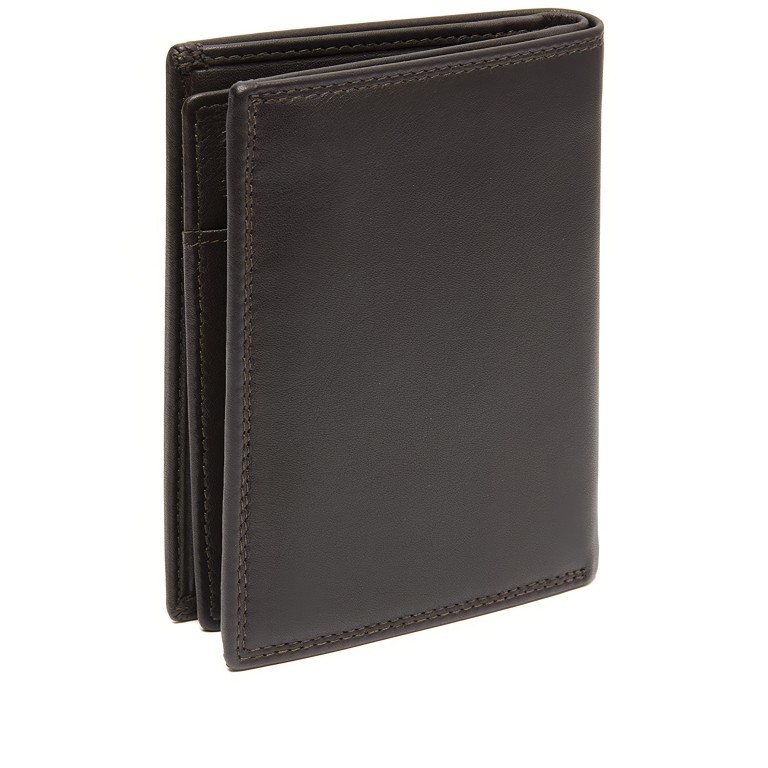Geldbörse Soft Nappa Series Hanson mit RFID-Schutz Brown, Farbe: braun, Marke: The Chesterfield Brand, EAN: 8719241118444, Abmessungen in cm: 9.5x13x2, Bild 3 von 6