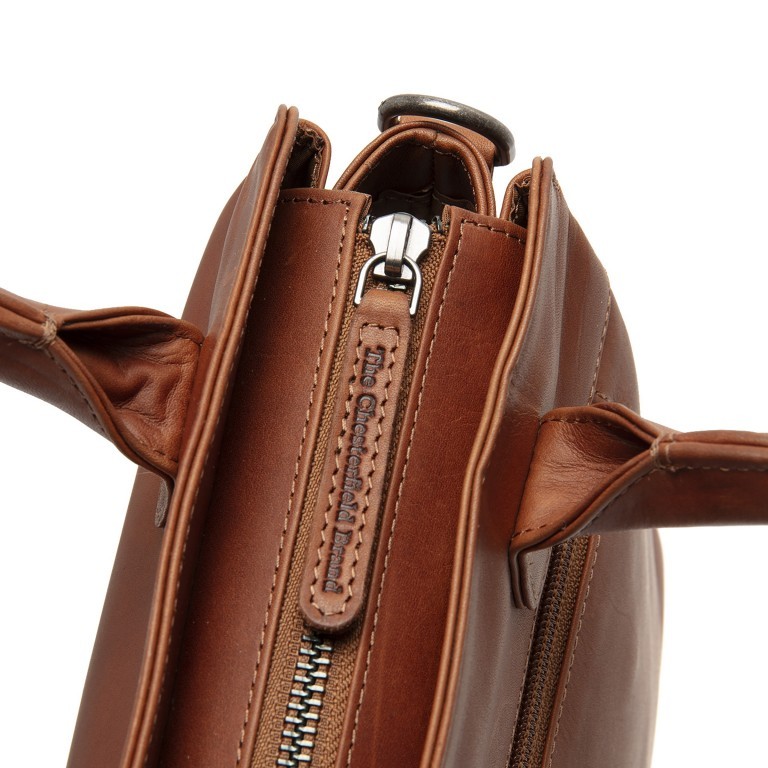 Handtasche Hermosa Cognac, Farbe: cognac, Marke: The Chesterfield Brand, EAN: 8719241115900, Abmessungen in cm: 26x22.5x11, Bild 8 von 9