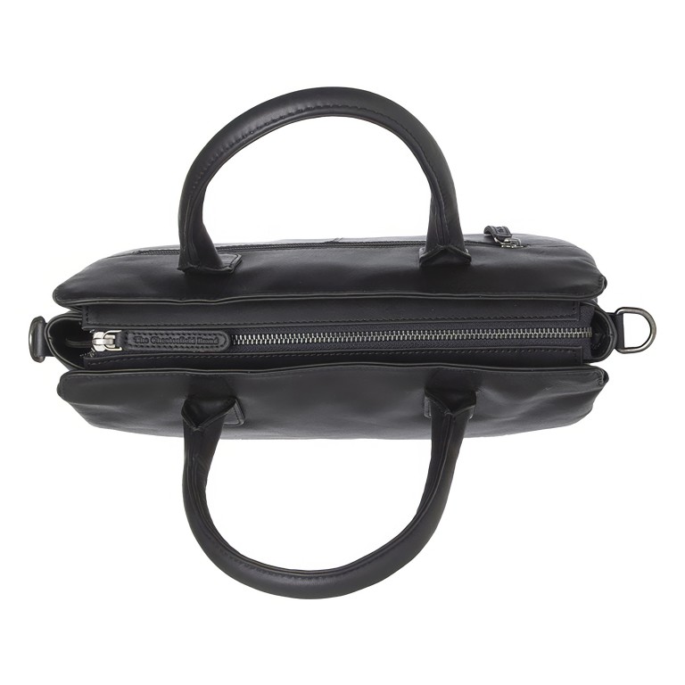 Handtasche Valmonte Black, Farbe: schwarz, Marke: The Chesterfield Brand, EAN: 8719241115931, Abmessungen in cm: 32x25x10.5, Bild 3 von 6