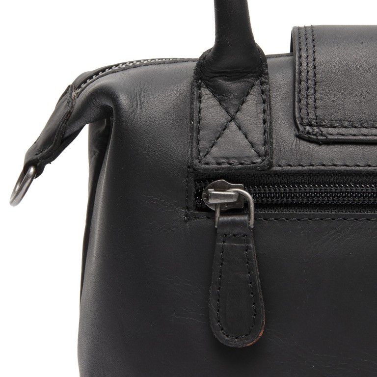 Handtasche Hockney Black, Farbe: schwarz, Marke: The Chesterfield Brand, EAN: 8719241117317, Abmessungen in cm: 23.5x14.5x8, Bild 7 von 8