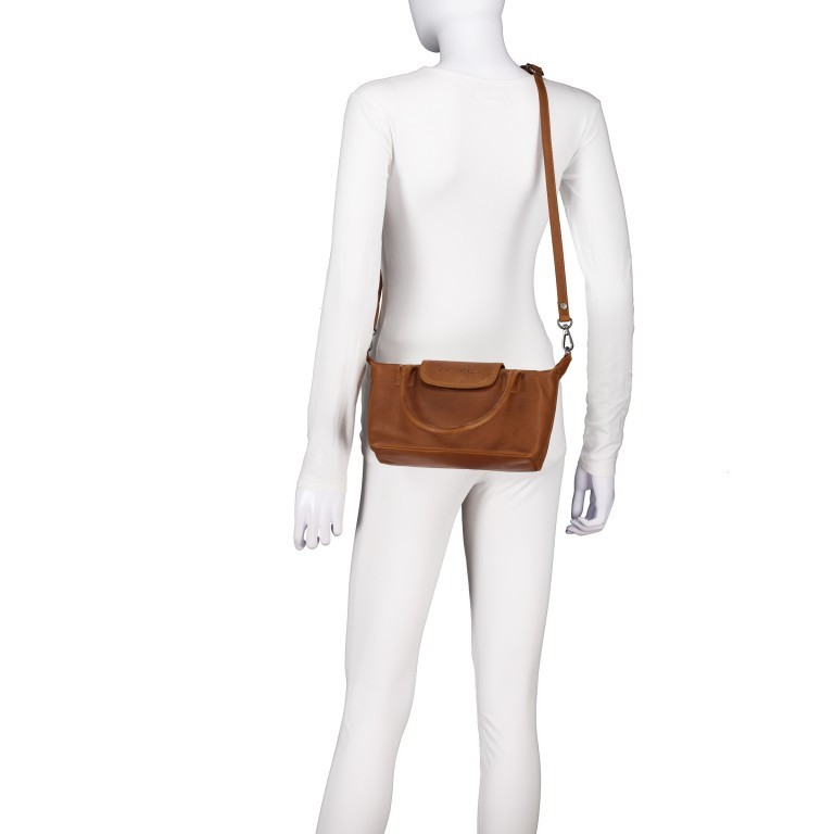 Handtasche Hockney Cognac, Farbe: cognac, Marke: The Chesterfield Brand, EAN: 8719241117379, Abmessungen in cm: 23.5x14.5x8, Bild 4 von 8