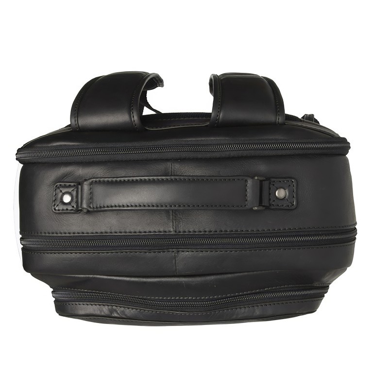 Rucksack Lennox mit Laptopfach 15 Zoll Black, Farbe: schwarz, Marke: The Chesterfield Brand, EAN: 8719241117072, Abmessungen in cm: 31x42x13, Bild 3 von 8