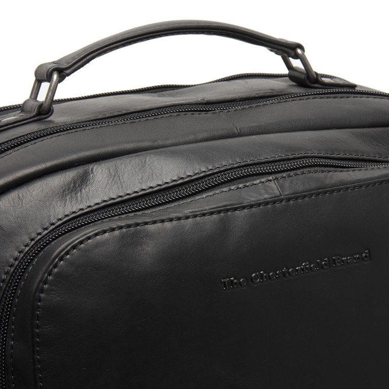 Rucksack Lennox mit Laptopfach 15 Zoll Black, Farbe: schwarz, Marke: The Chesterfield Brand, EAN: 8719241117072, Abmessungen in cm: 31x42x13, Bild 8 von 8
