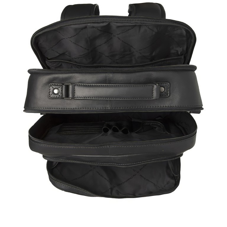 Rucksack Lennox mit Laptopfach 15 Zoll Black, Farbe: schwarz, Marke: The Chesterfield Brand, EAN: 8719241117072, Abmessungen in cm: 31x42x13, Bild 6 von 8