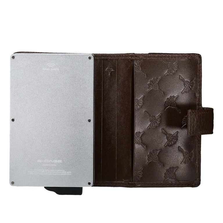 Geldbörse E-Cage C-Three Dark Brown, Farbe: braun, Marke: Joop!, EAN: 4048835247524, Abmessungen in cm: 7x10.5x2.5, Bild 3 von 4