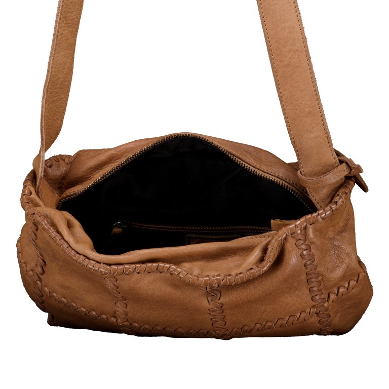 Umhängetasche Fashion-Lights Evanthe FL-13392 Spicy Ginger, Farbe: cognac, Marke: Harbour 2nd, EAN: 4046478085831, Abmessungen in cm: 26x18x11, Bild 6 von 6