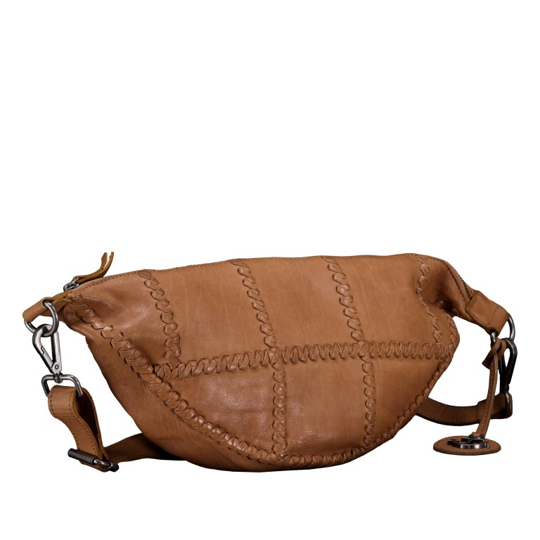 Umhängetasche Fashion-Lights Lanthe FL-13404 Spicy Ginger, Farbe: cognac, Marke: Harbour 2nd, EAN: 4046478085879, Abmessungen in cm: 43x18.5x8, Bild 2 von 7