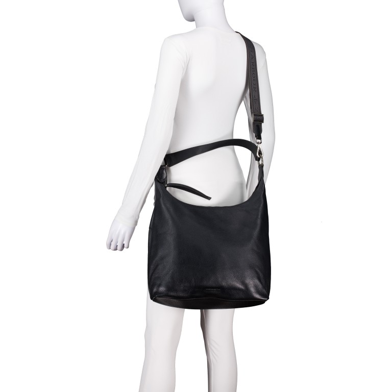 Beuteltasche Just-Pure Kiana JP-13431 Dark Ash, Farbe: anthrazit, Marke: Harbour 2nd, EAN: 4046478086876, Abmessungen in cm: 33x37x13, Bild 6 von 7