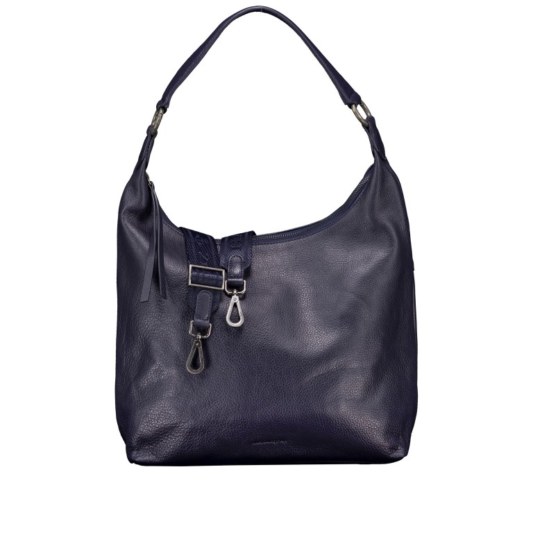 Beuteltasche Just-Pure Kiana JP-13431 Midnight Navy, Farbe: blau/petrol, Marke: Harbour 2nd, EAN: 4046478086890, Abmessungen in cm: 33x37x13, Bild 1 von 7