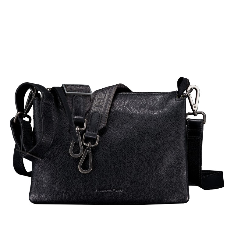 Umhängetasche Just-Pure Mirela JP-13432 Dark Ash, Farbe: anthrazit, Marke: Harbour 2nd, EAN: 4046478086913, Abmessungen in cm: 25x18.5x4, Bild 1 von 6
